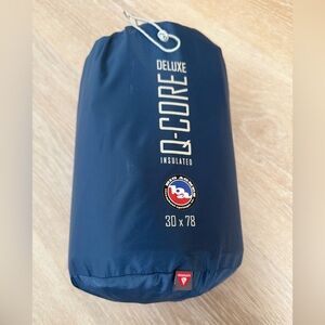 Big Agnes Insulated Q-Core Deluxe 30x78 Sleeping Pad In Compression Sack New